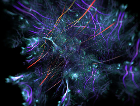 Imaginatory fractal abstract background Imageの写真素材