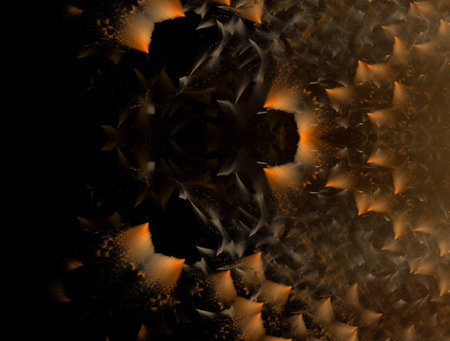 Imaginatory fractal abstract background Imageの写真素材