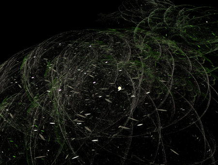 Imaginatory fractal abstract background Imageの写真素材