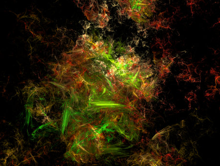 Imaginatory fractal abstract background Imageの写真素材