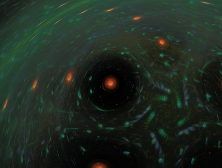 Imaginatory fractal abstract background Image