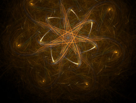 Imaginatory fractal abstract background Imageの写真素材