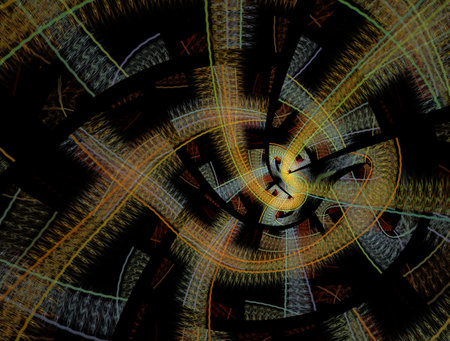 Imaginatory fractal abstract background Imageの写真素材