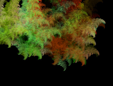 Imaginatory fractal abstract background Imageの写真素材