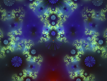 Imaginatory fractal abstract background Imageの写真素材