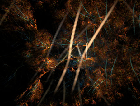 Imaginatory fractal abstract background Imageの写真素材