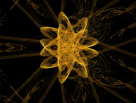 Imaginatory fractal abstract background Imageの写真素材