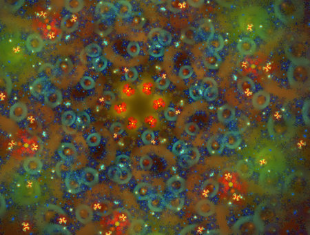 Imaginatory fractal abstract background Image