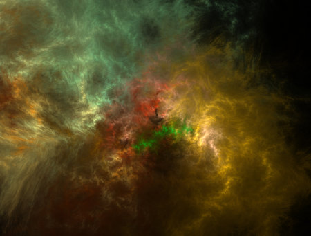 Imaginatory fractal abstract background Imageの写真素材