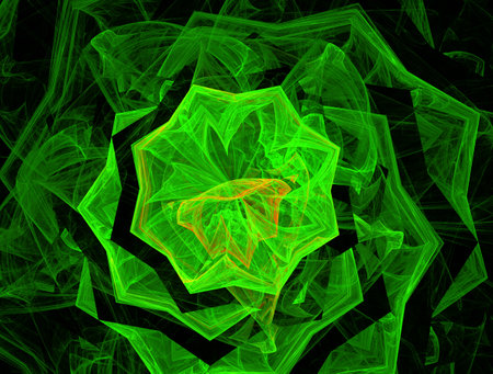 Imaginatory fractal abstract background Imageの写真素材