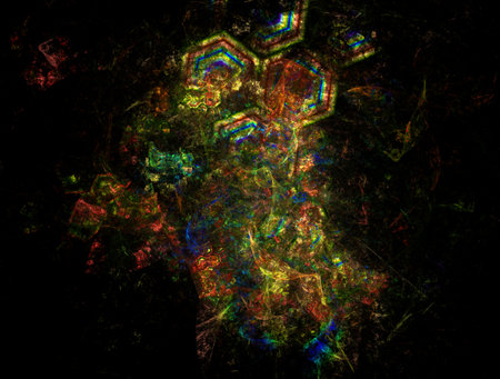 Imaginatory fractal abstract background Image