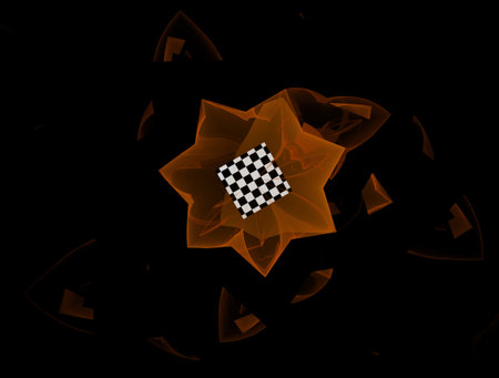 Imaginatory fractal abstract background Imageの写真素材
