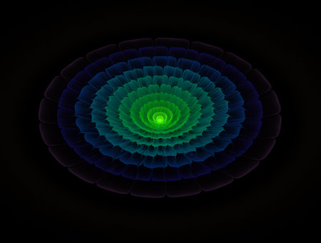 Imaginatory fractal abstract background Imageの写真素材