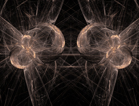 Imaginatory fractal abstract background Imageの写真素材