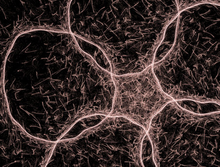 Imaginatory fractal abstract background Imageの写真素材