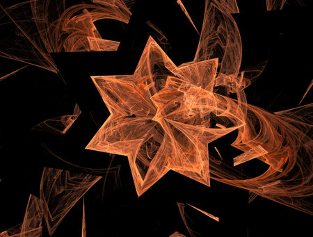 Imaginatory fractal abstract background Imageの写真素材
