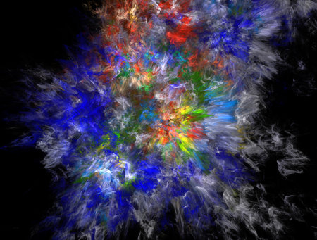 Imaginatory fractal abstract background Imageの写真素材