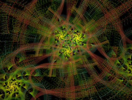 Imaginatory fractal abstract background Imageの写真素材