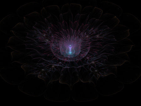 Imaginatory fractal abstract background Imageの写真素材