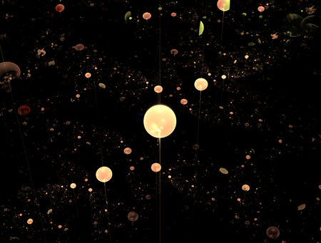 Imaginatory fractal abstract background Image