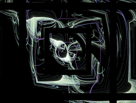 Imaginatory fractal abstract background Imageの写真素材