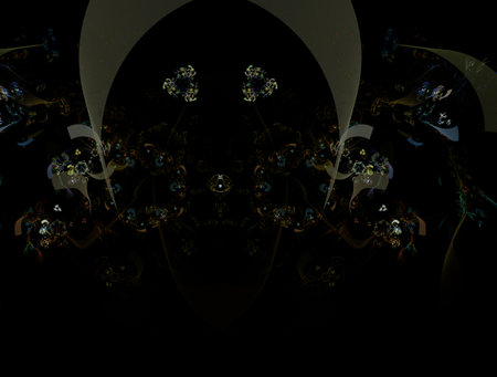 Imaginatory fractal abstract background Imageの写真素材