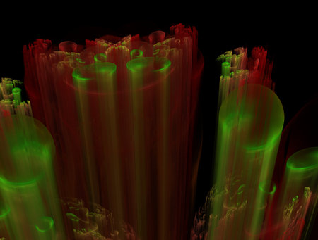 Imaginatory fractal abstract background Imageの写真素材