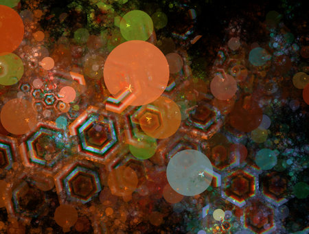 Imaginatory fractal abstract background Image
