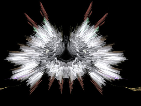 Imaginatory fractal abstract background Imageの写真素材