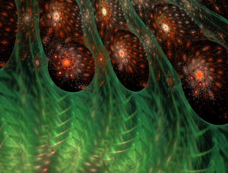 Imaginatory fractal abstract background Imageの写真素材