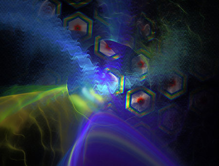Imaginatory fractal abstract background Image