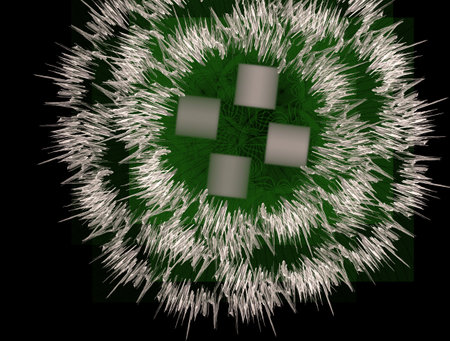 Imaginatory fractal abstract background Imageの写真素材