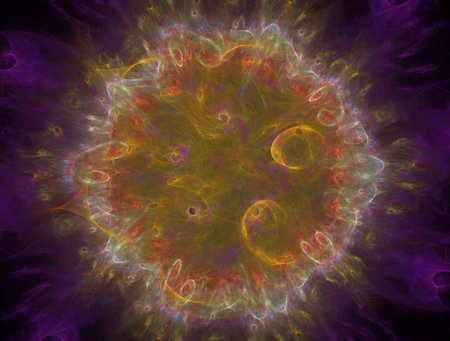 Imaginatory fractal abstract background Image
