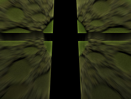 Imaginatory fractal abstract background Imageの写真素材