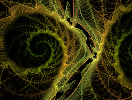 Imaginatory fractal abstract background Imageの写真素材
