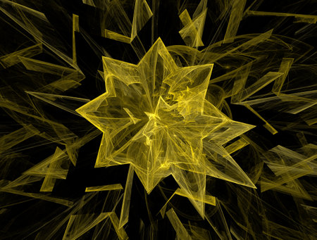 Imaginatory fractal abstract background Imageの写真素材
