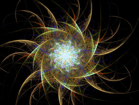 Imaginatory fractal abstract background Image