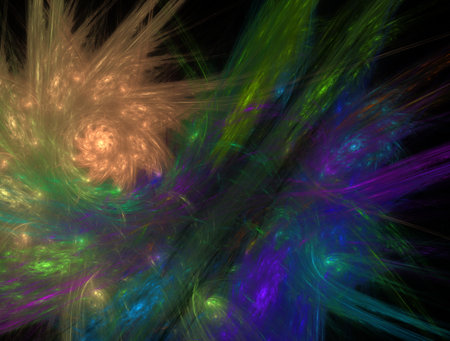 Imaginatory fractal abstract background Imageの写真素材