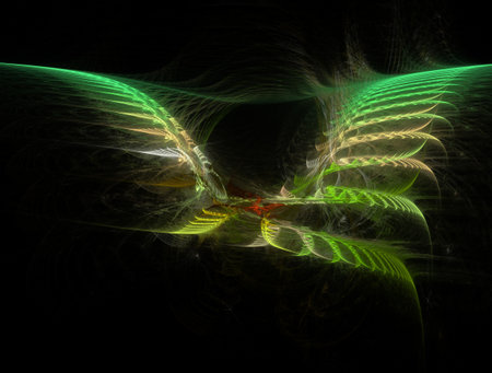 Imaginatory fractal abstract background Imageの写真素材