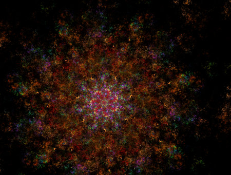 Imaginatory fractal abstract background Imageの写真素材