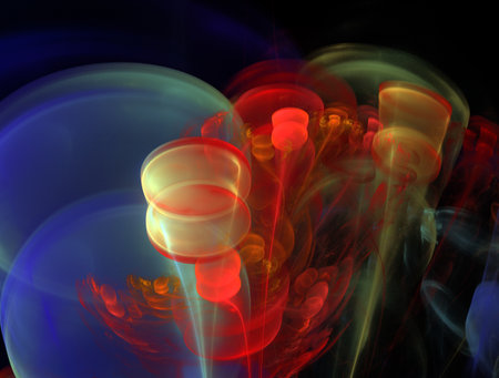 Imaginatory fractal abstract background Imageの写真素材