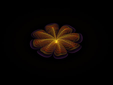 Imaginatory fractal abstract background Imageの写真素材
