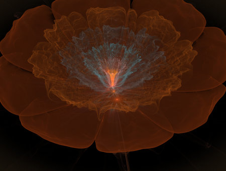 Imaginatory fractal abstract background Imageの写真素材