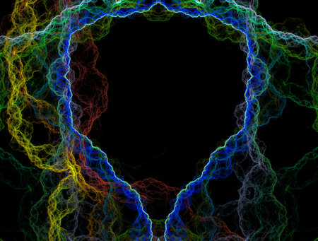 Imaginatory fractal abstract background Imageの写真素材