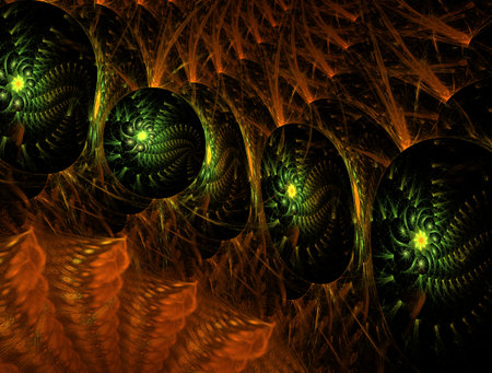 Imaginatory fractal abstract background Imageの写真素材