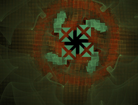 Imaginatory fractal abstract background Imageの写真素材