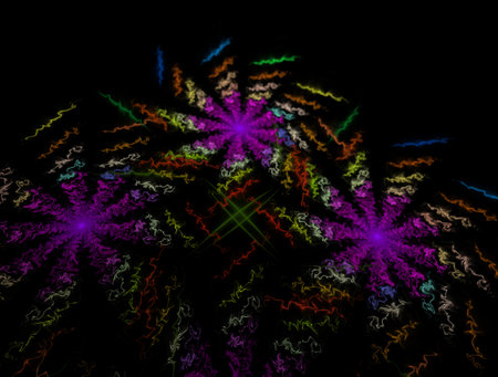 Imaginatory fractal abstract background Imageの写真素材