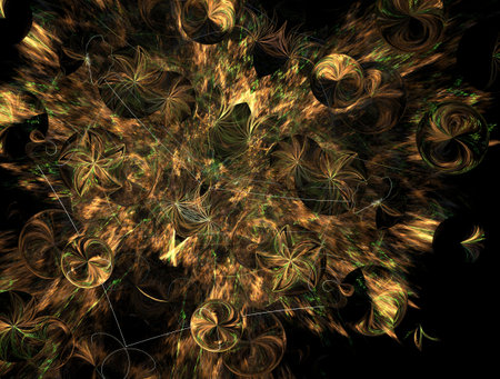 Imaginatory fractal abstract background Imageの写真素材