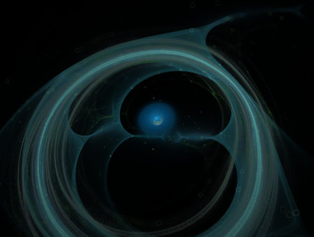 Imaginatory fractal abstract background Imageの写真素材