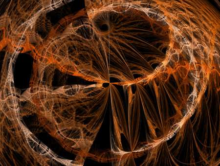 Imaginatory fractal abstract background Imageの写真素材